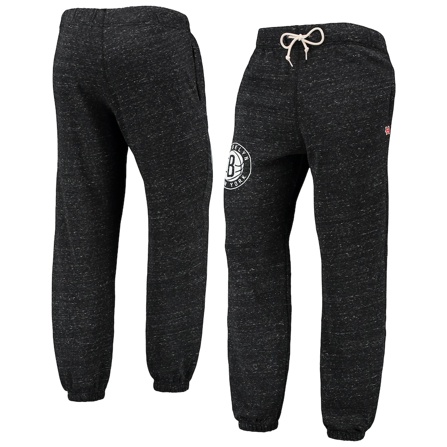 Brooklyn Nets Homage Tri-Blend Sweatpants - Charcoal