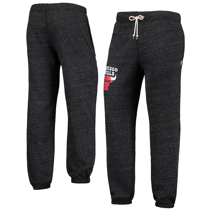 Chicago Bulls Homage Tri-Blend Sweatpants - Charcoal