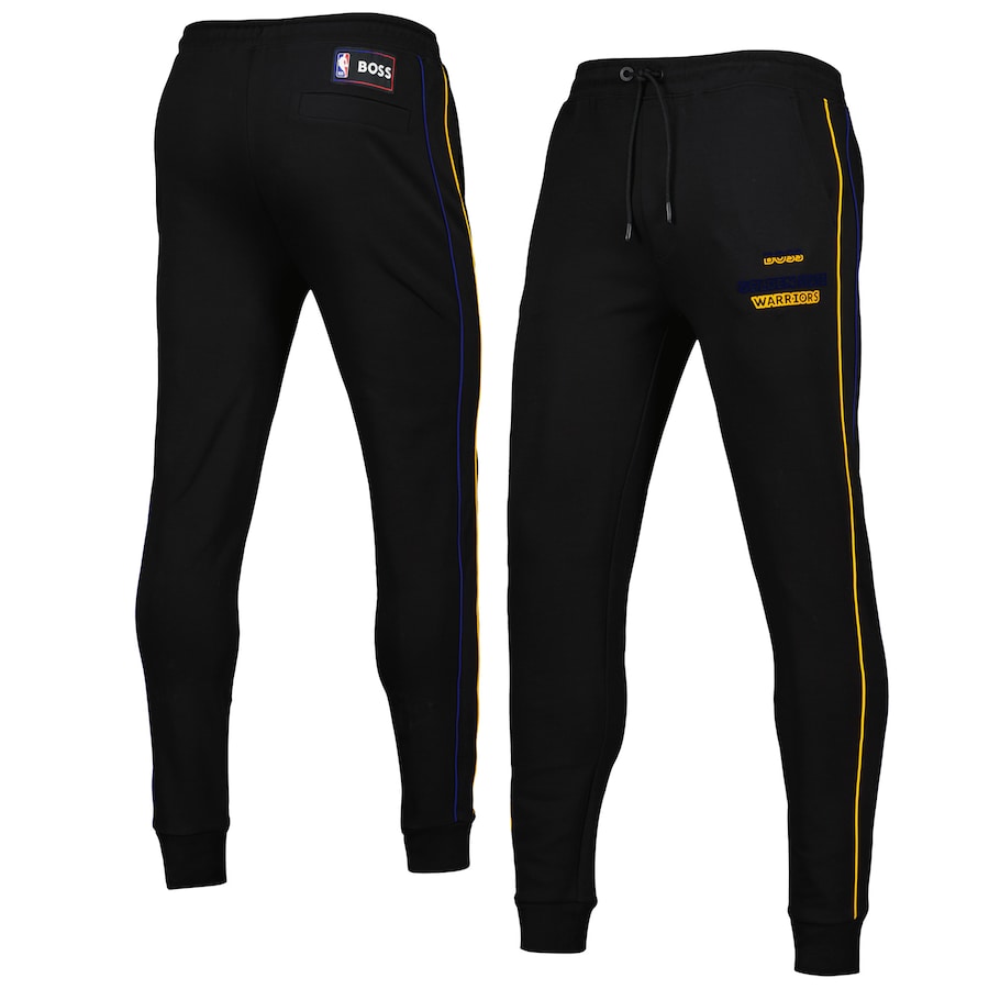Golden State Warriors NBA x Hugo Boss Slam Dunk Jersey Tracksuit Pants - Black