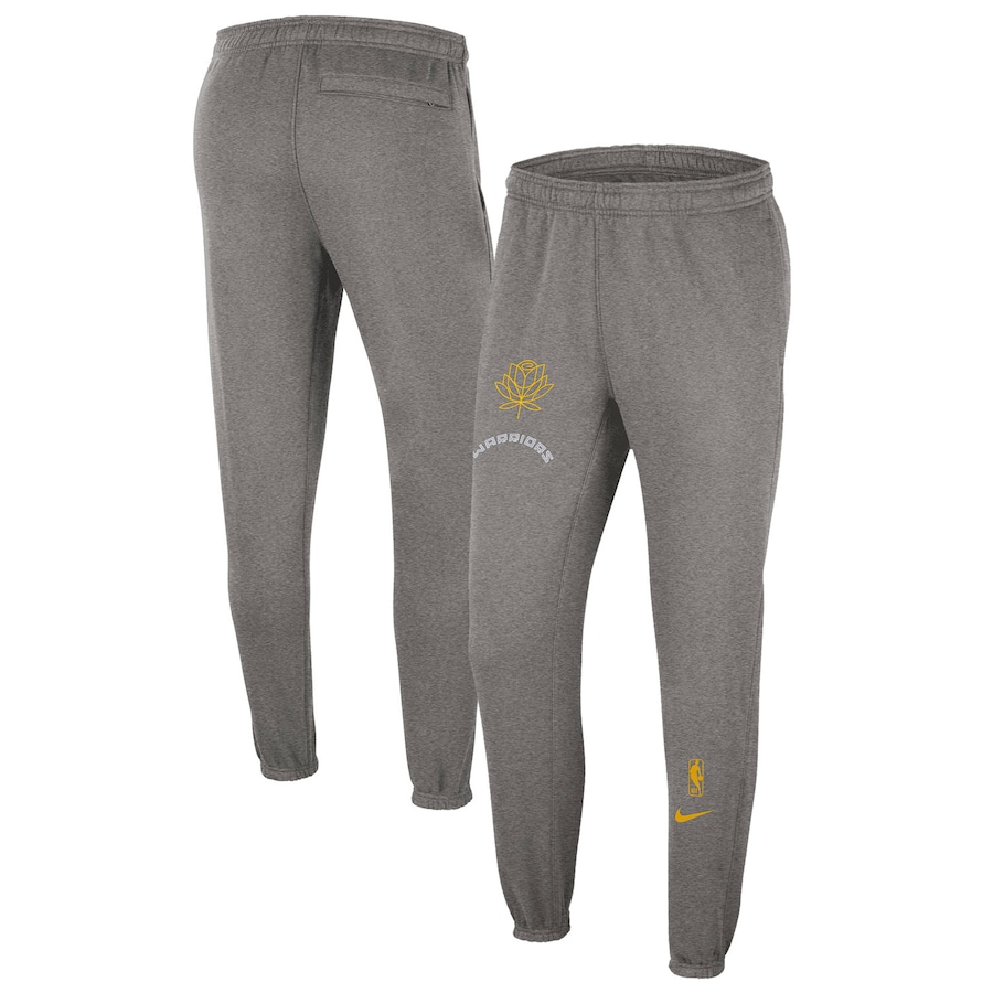 Брюки Golden State Warriors Nike 2022-23 City Edition Courtside Brushed Fleece (тёмно-серый меланж)