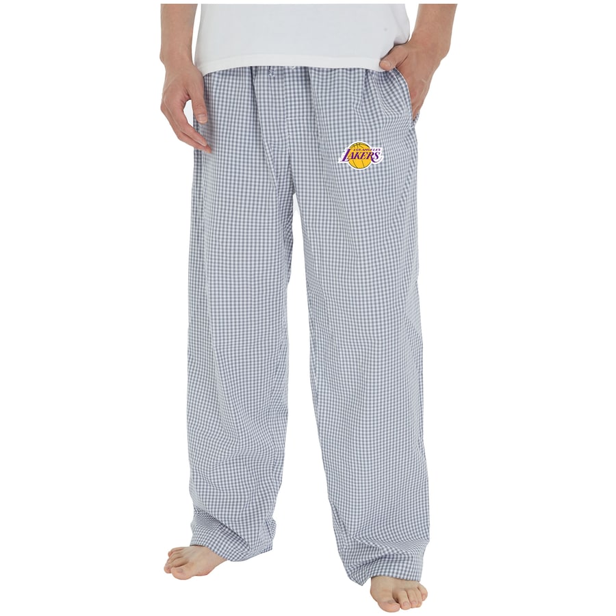 Los Angeles Lakers Concepts Sport Tradition Woven Pants - Gray-White