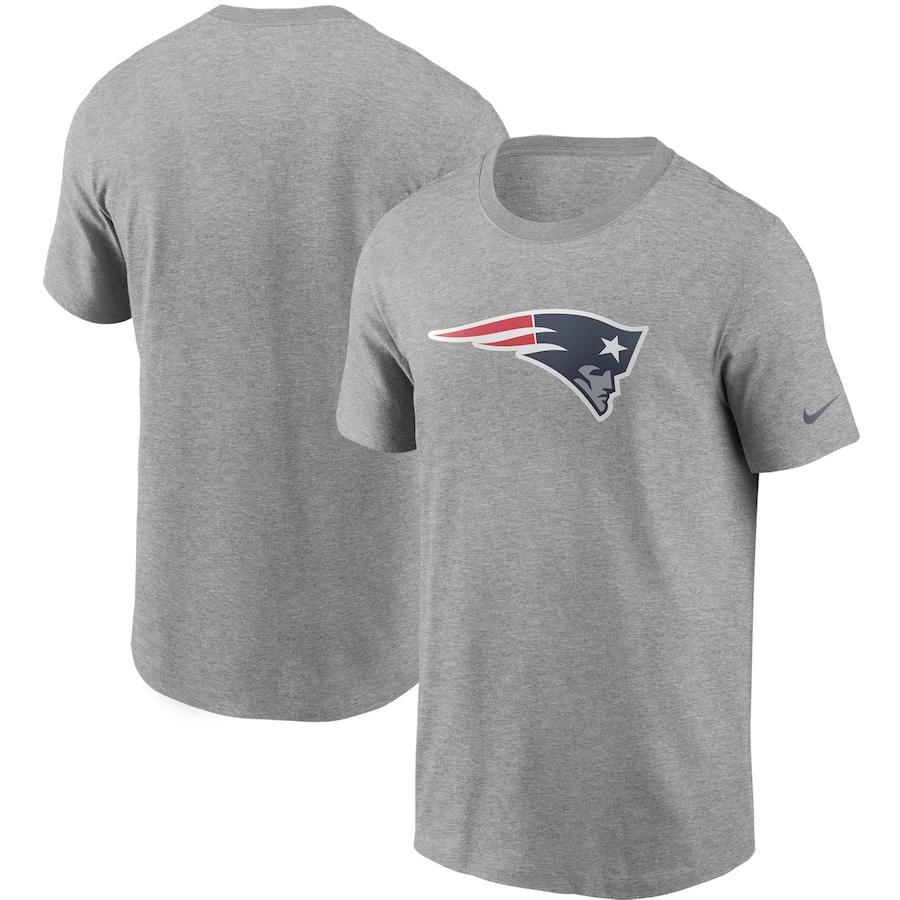 New England Patriots Nike Primary Logo T-Shirt - Heathered Gray