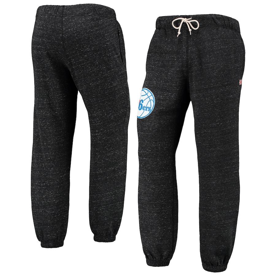 Philadelphia 76ers Homage Tri-Blend Sweatpants - Charcoal