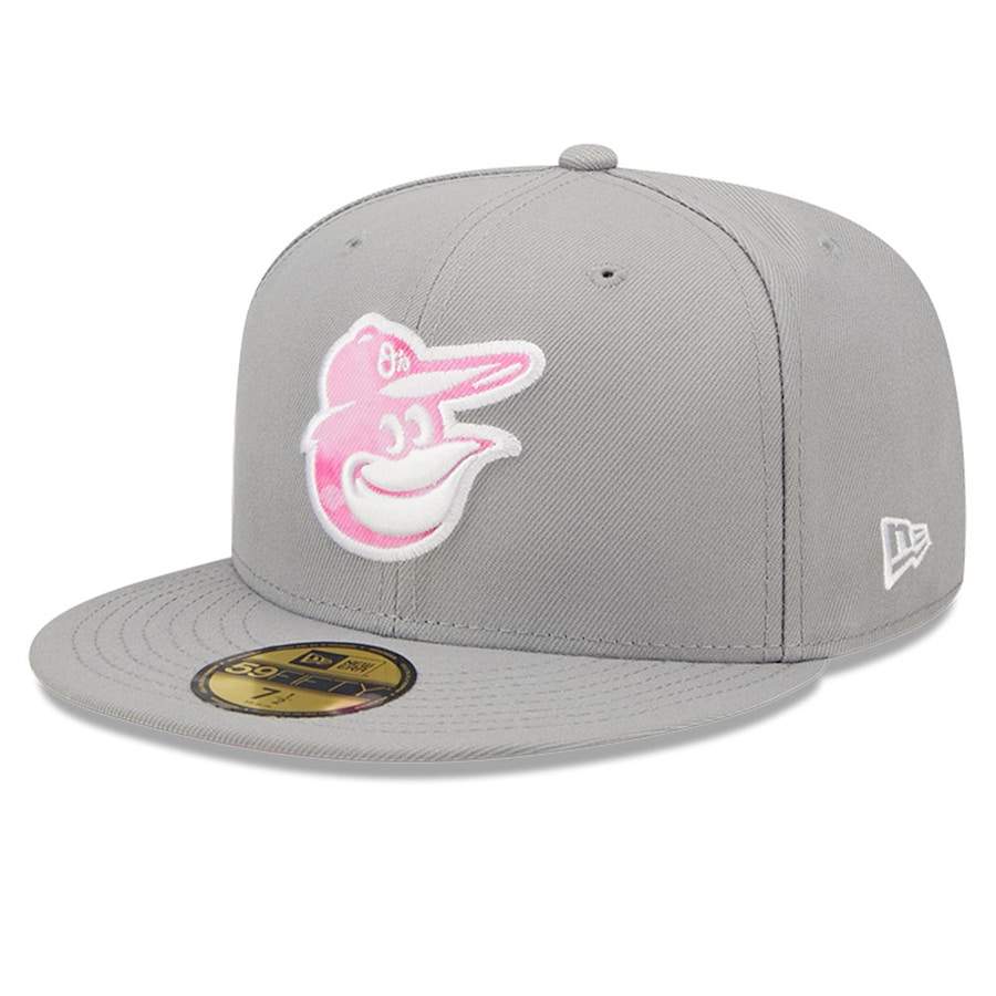 Baltimore Orioles New Era 2022 Mother's Day On-Field 59FIFTY Fitted Hat - Gray