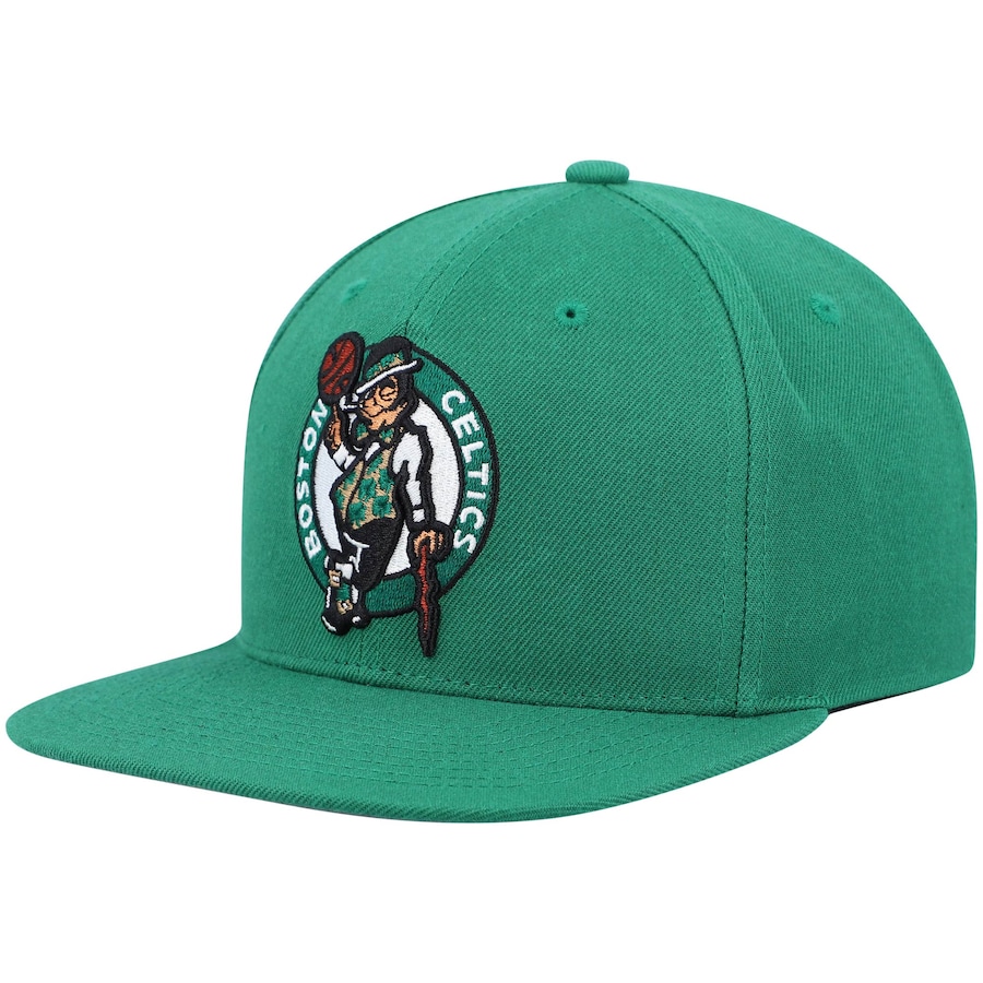 Boston Celtics Mitchell & Ness Ground 2.0 Snapback Hat - Kelly Green