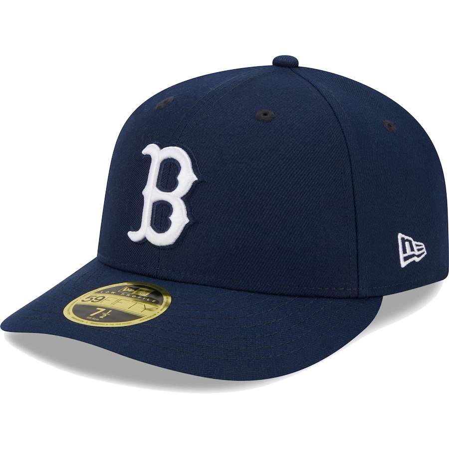 Boston Red Sox New Era Oceanside Low Profile 59FIFTY Fitted Hat - Navy