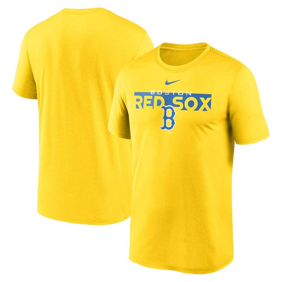 Boston Red Sox Nike 2022 City Connect Legend Performance T-Shirt - Yellow