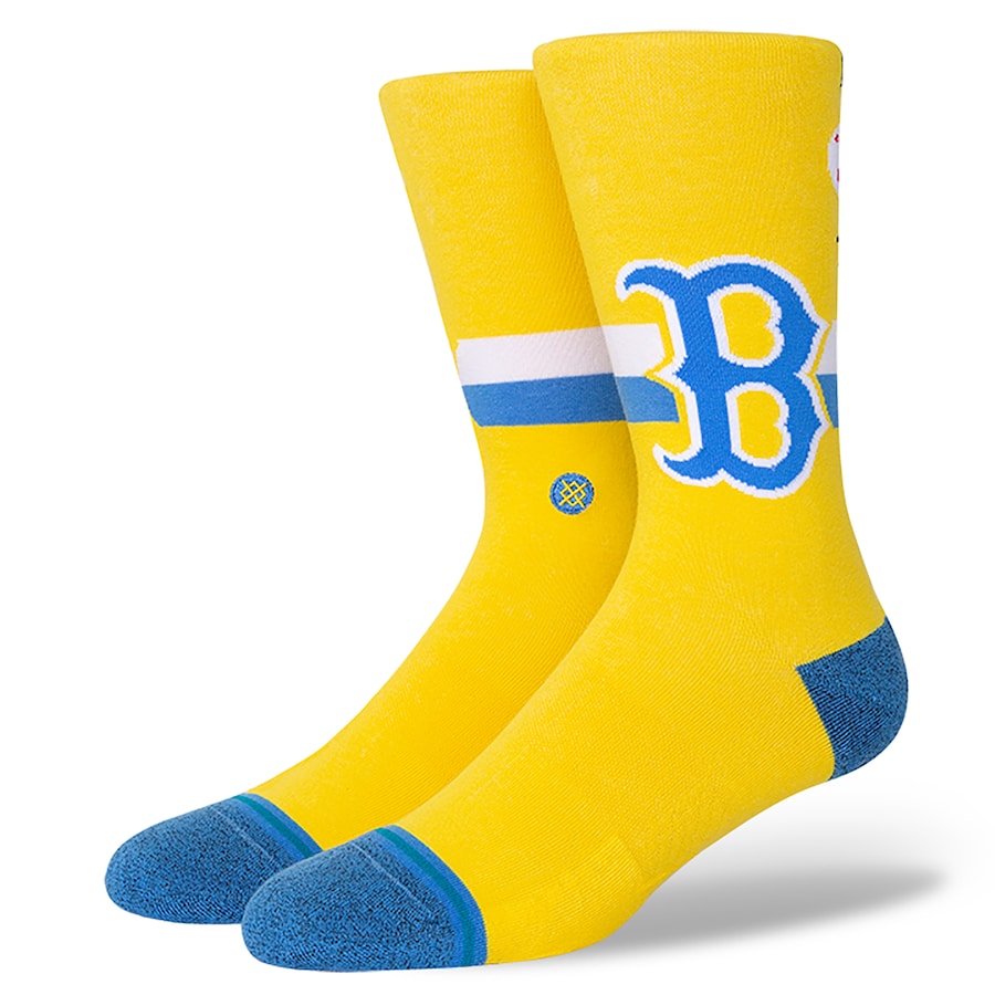 Boston Red Sox Stance 2021 City Connect Crew Socks - Yellow