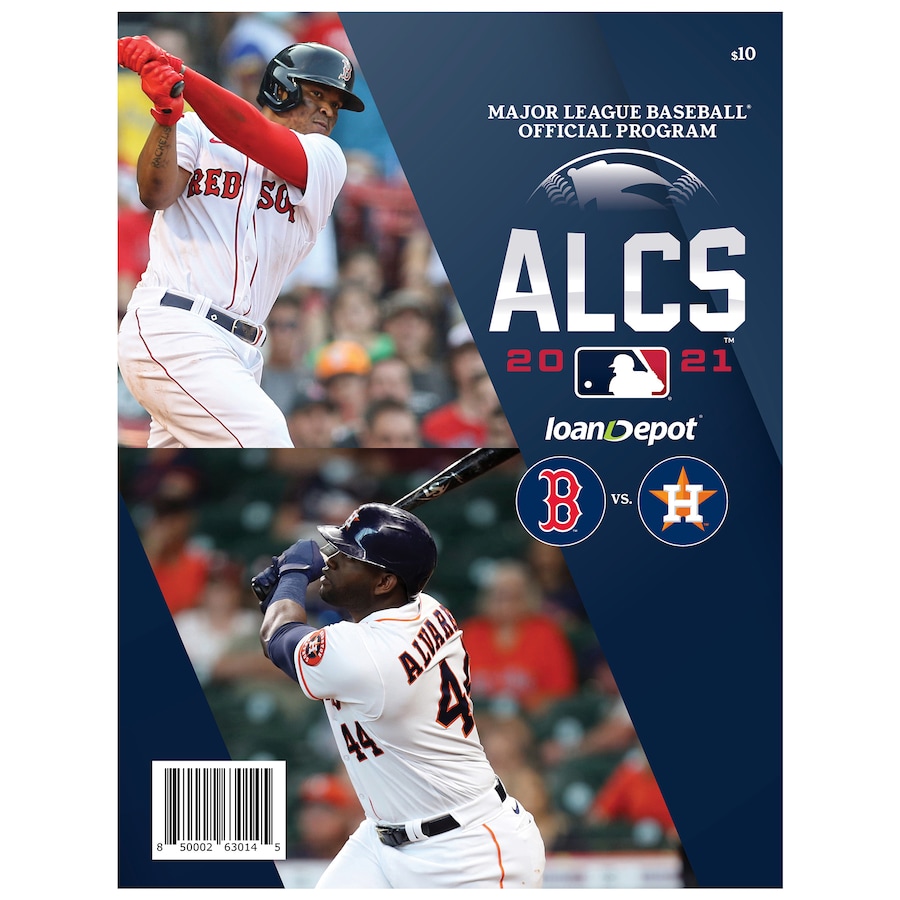 Boston Red Sox vs. Houston Astros 2021 American League Championship Series Dueling Program