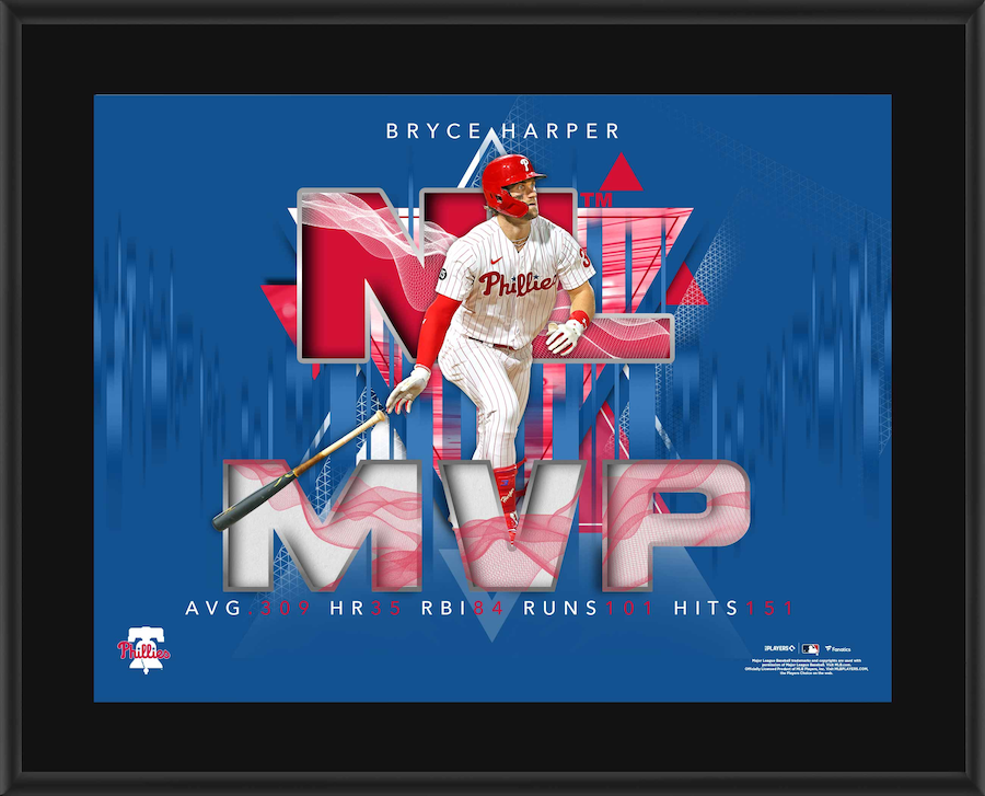 Bryce Harper Philadelphia Phillies Fanatics Authentic 10.5