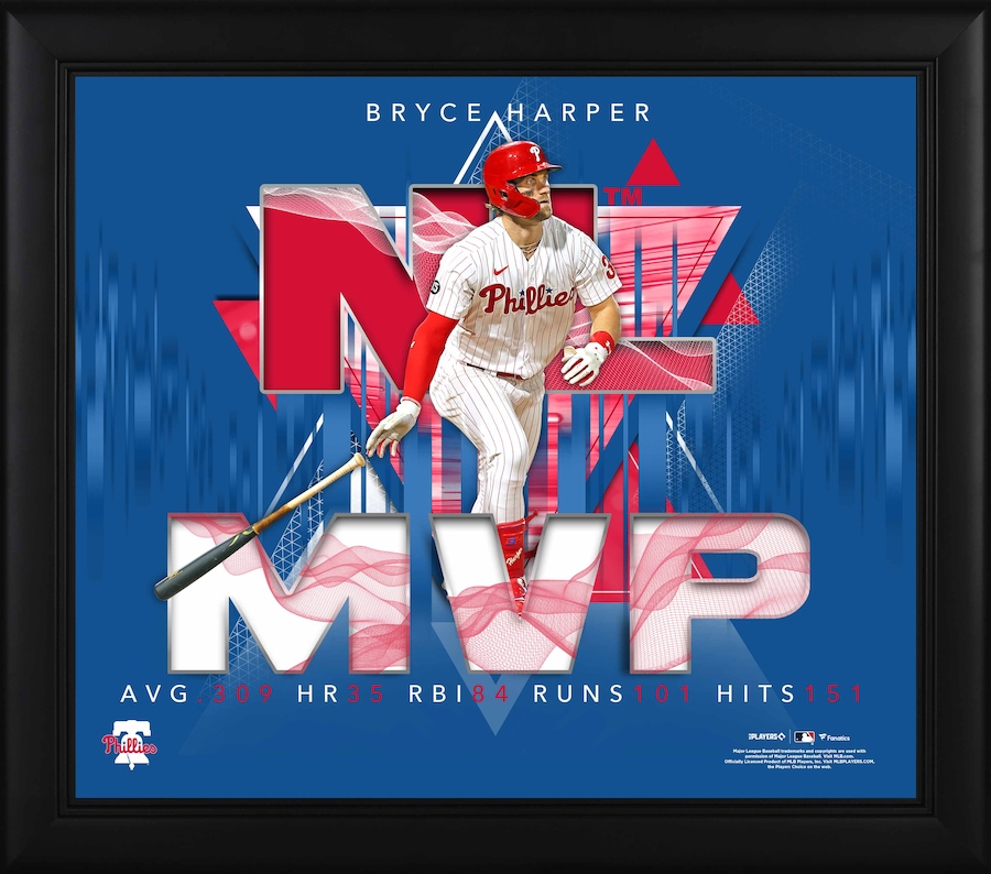Bryce Harper Philadelphia Phillies Fanatics Authentic Framed 15