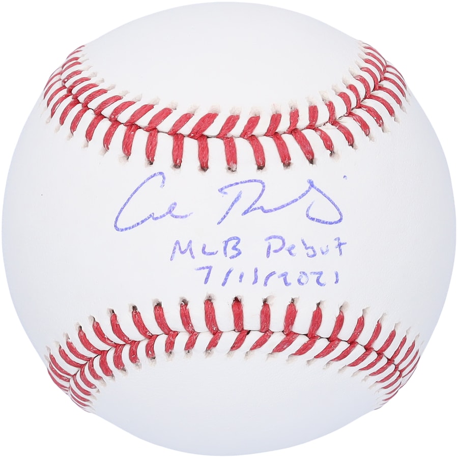 Cal Raleigh Seattle Mariners Autographed Fanatics Authentic Baseball with 