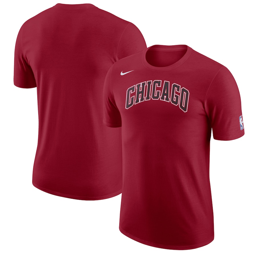 Chicago Bulls Nike 2022-23 City Edition Essential Logo T-Shirt - Red