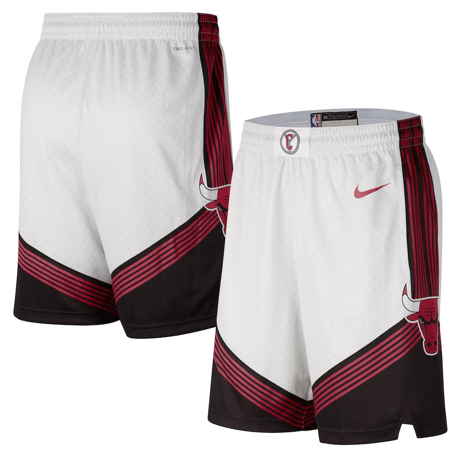 Chicago Bulls Nike 2022-23 City Edition Swingman Shorts - White