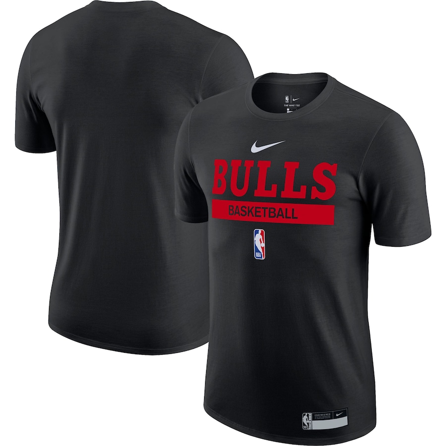 Chicago Bulls Nike 2022-23 Legend On-Court Practice Performance T-Shirt - Black