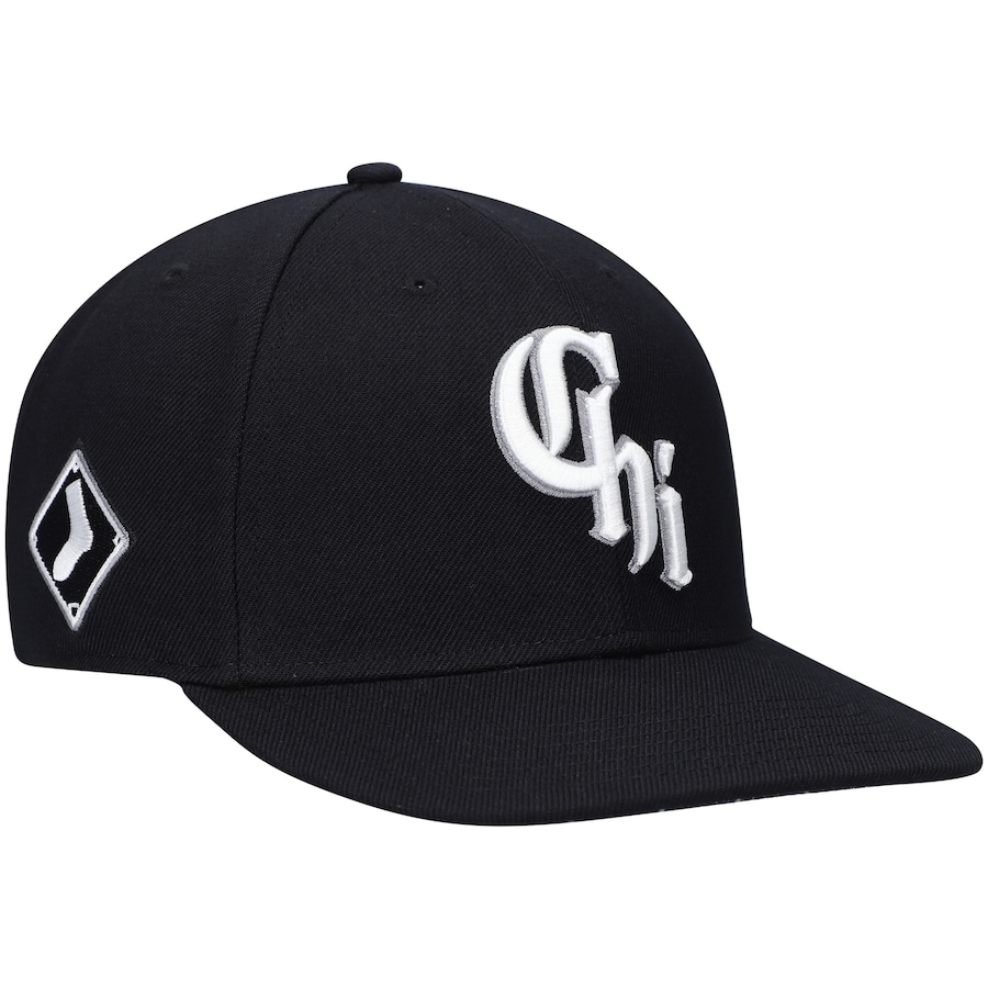 Chicago White Sox '47 2021 City Connect Captain Snapback Hat - Black