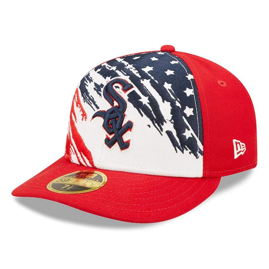 Chicago White Sox New Era 2022 4th of July Low Profile 59FIFTY Fitted Hat - Red