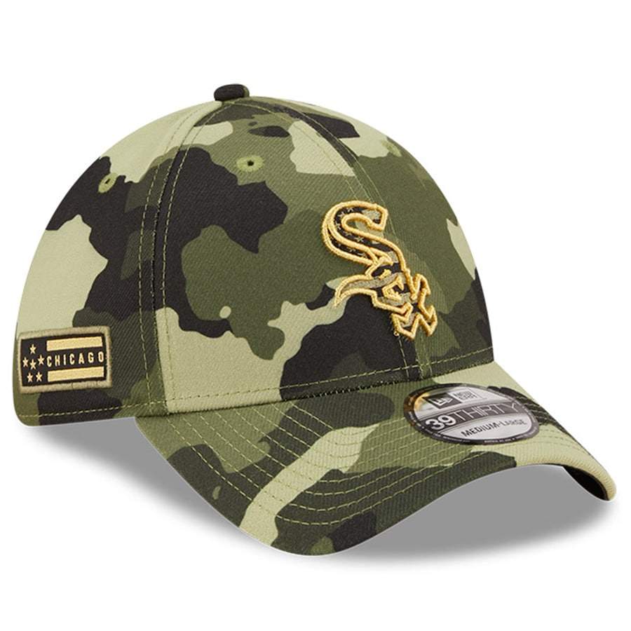 Chicago White Sox New Era 2022 Armed Forces Day 39THIRTY Flex Hat - Camo