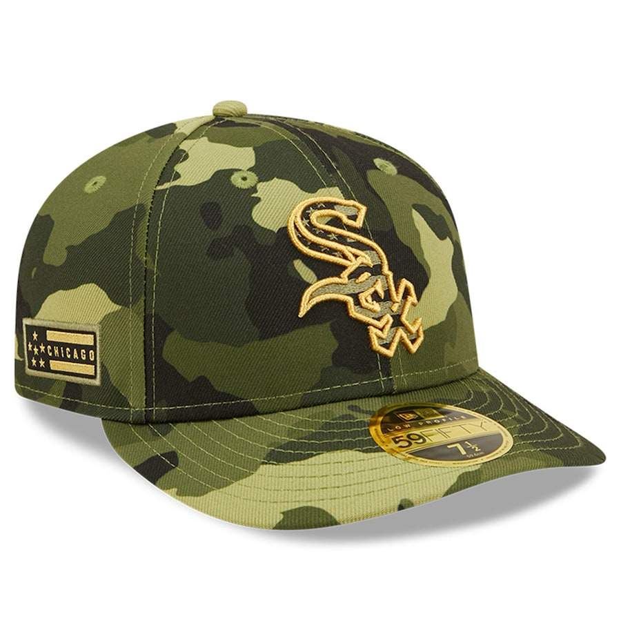 Chicago White Sox New Era 2022 Armed Forces Day On-Field Low Profile 59FIFTY - Camo