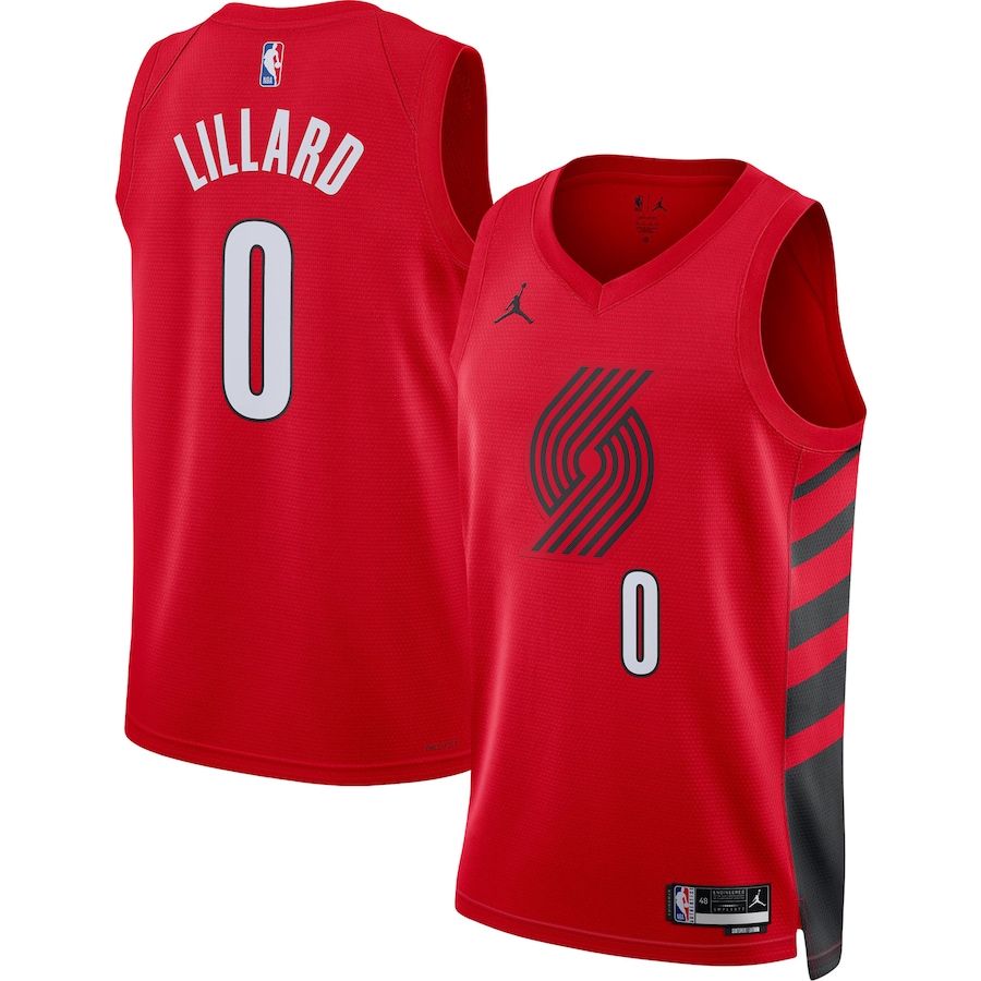 Damian Lillard Portland Trail Blazers Jordan Brand 2022-23 Statement Edition Swingman Jersey - Red