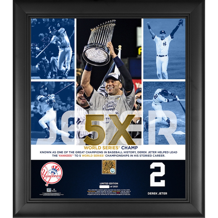 Derek Jeter New York Yankees Fanatics Authentic Framed 15