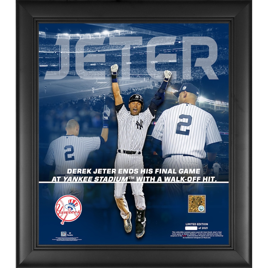 Derek Jeter New York Yankees Fanatics Authentic Framed 15