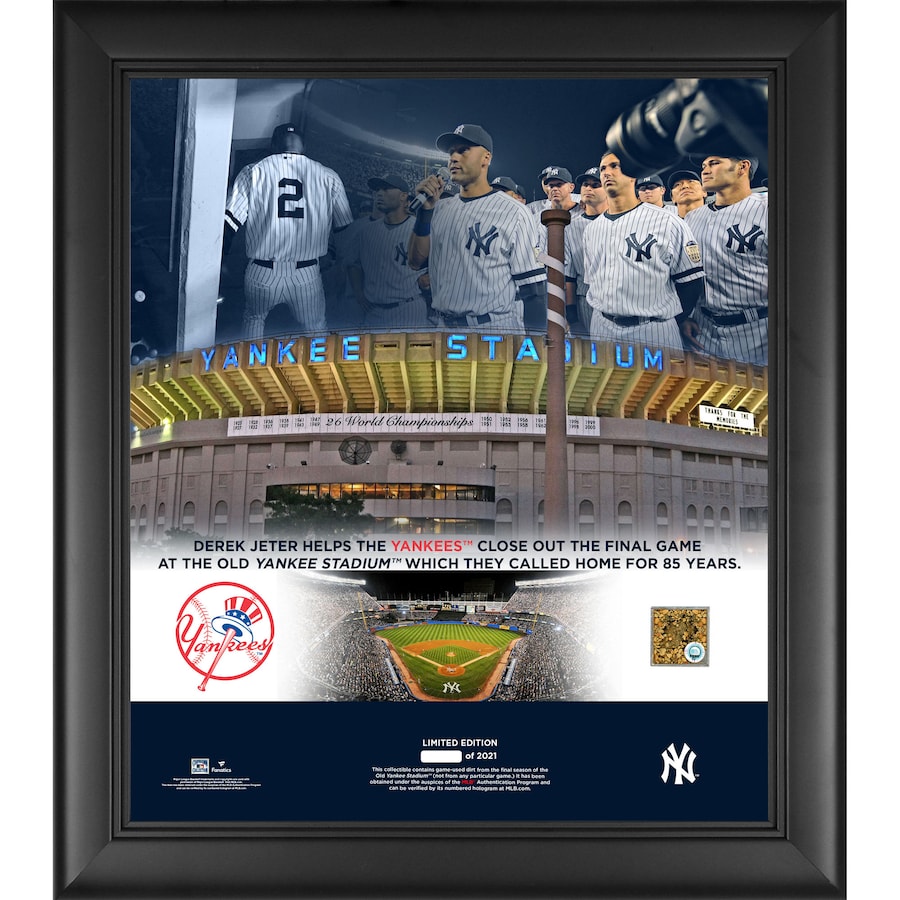 Derek Jeter New York Yankees Fanatics Authentic Framed 15