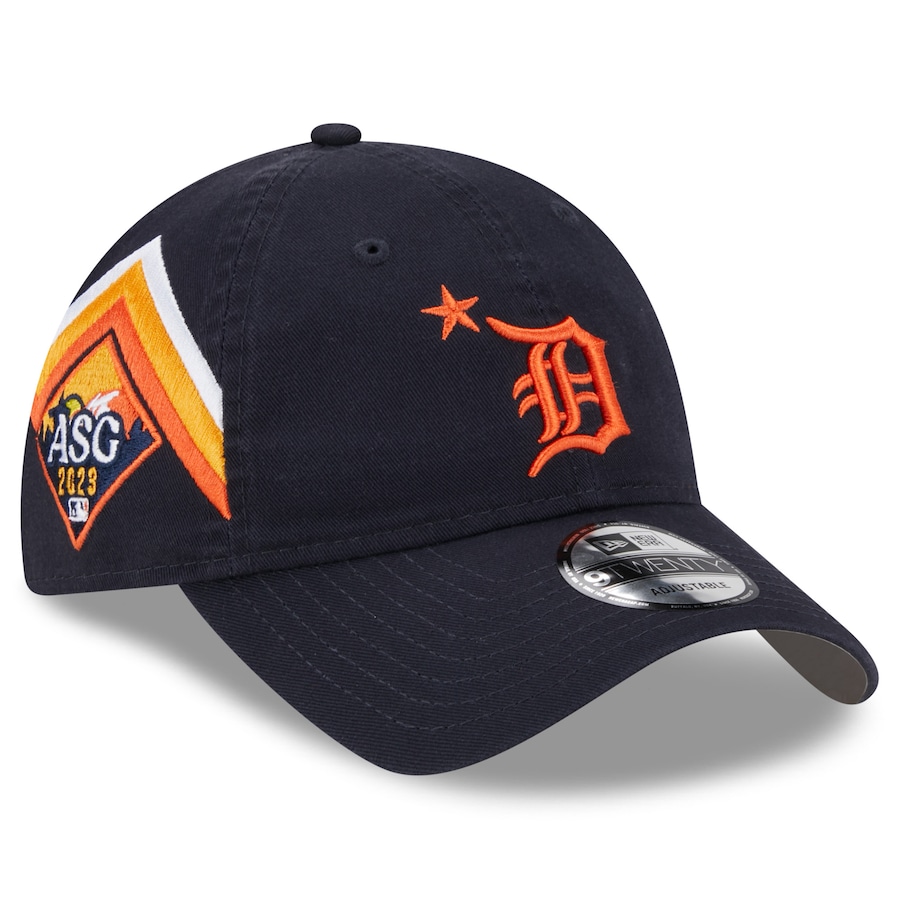  Detroit Tigers New Era 2023 MLB All-Star Game Workout 9TWENTY Adjustable Hat - Navy