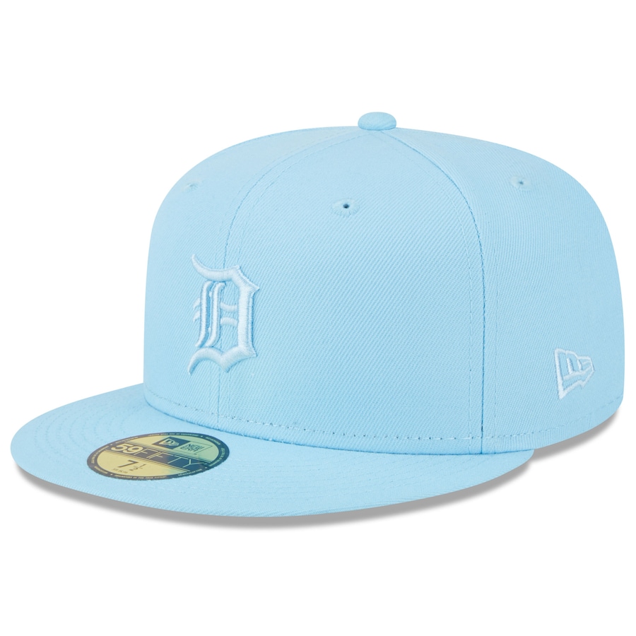 Detroit Tigers New Era 2023 Spring Color Basic 59FIFTY Fitted Hat - Light Blue