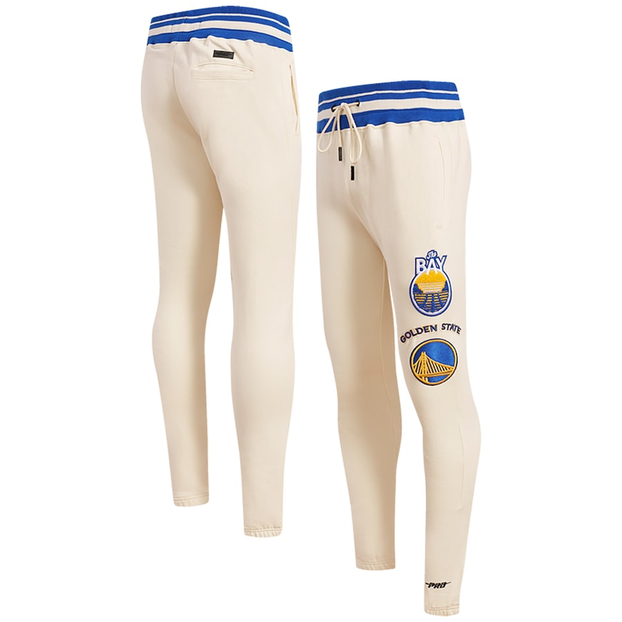 Брюки Golden State Warriors Pro Standard Retro Classic Fleece (кремовый)