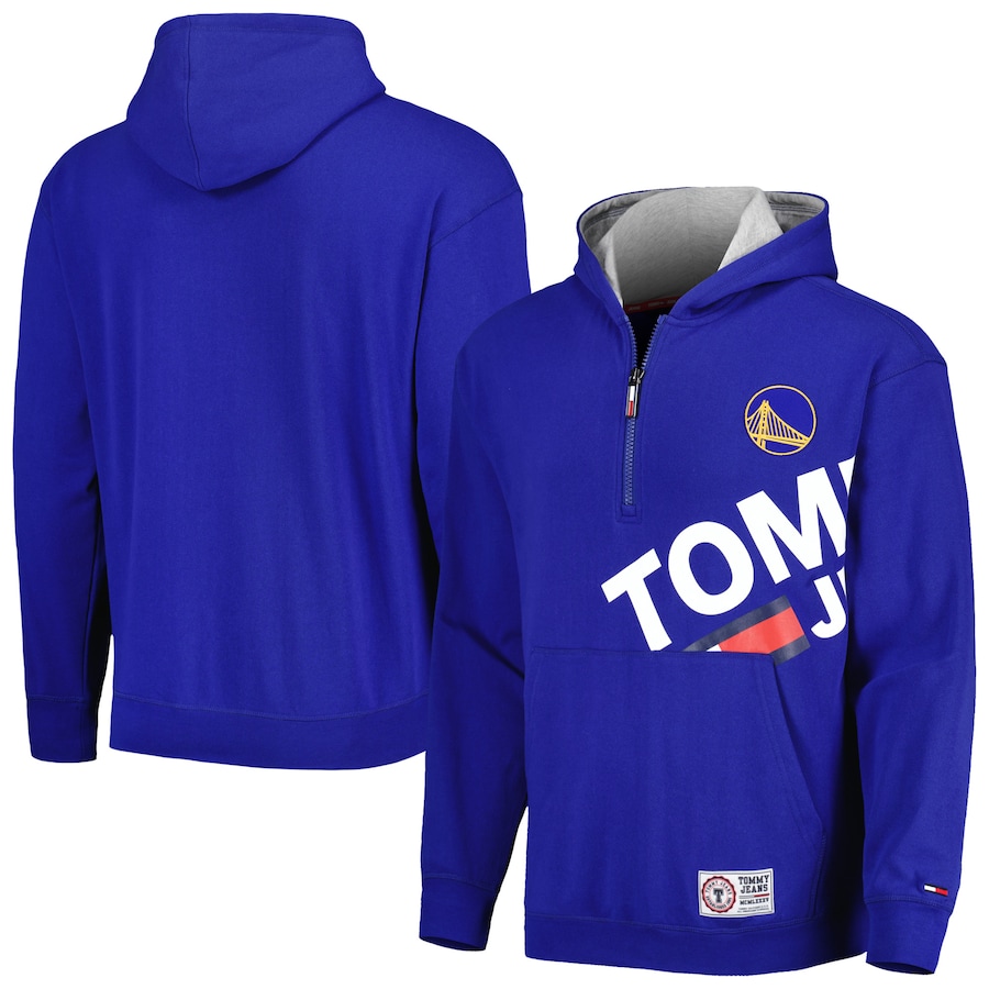 Худи с короткой молнией Golden State Warriors Tommy Jeans Bernard (синий)