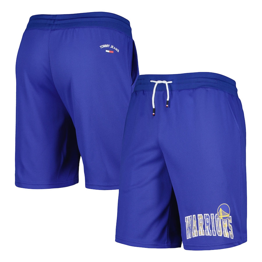 Шорты Golden State Warriors Tommy Jeans Mike Mesh Basketball (синий)