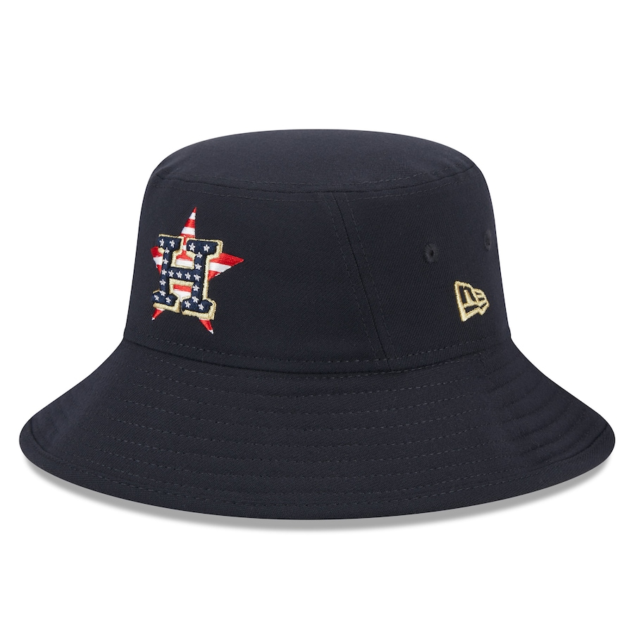  Houston Astros New Era 2023 Fourth of July Bucket Hat - Navy