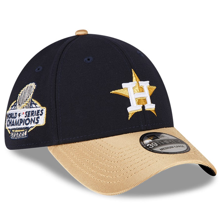 Кепка Houston Astros New Era 2023 Gold Collection 39THIRTY Flex (тёмно-синий)