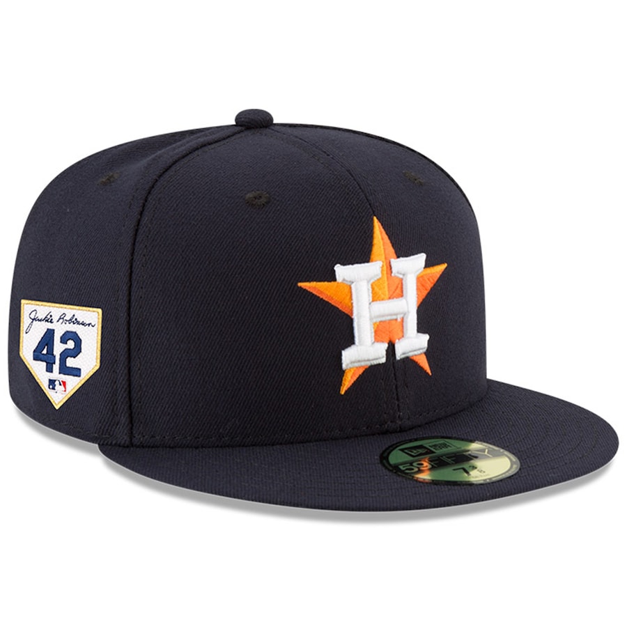 Кепка Houston Astros New Era 2023 Jackie Robinson Day 59FIFTY Fitted (тёмно-синий)