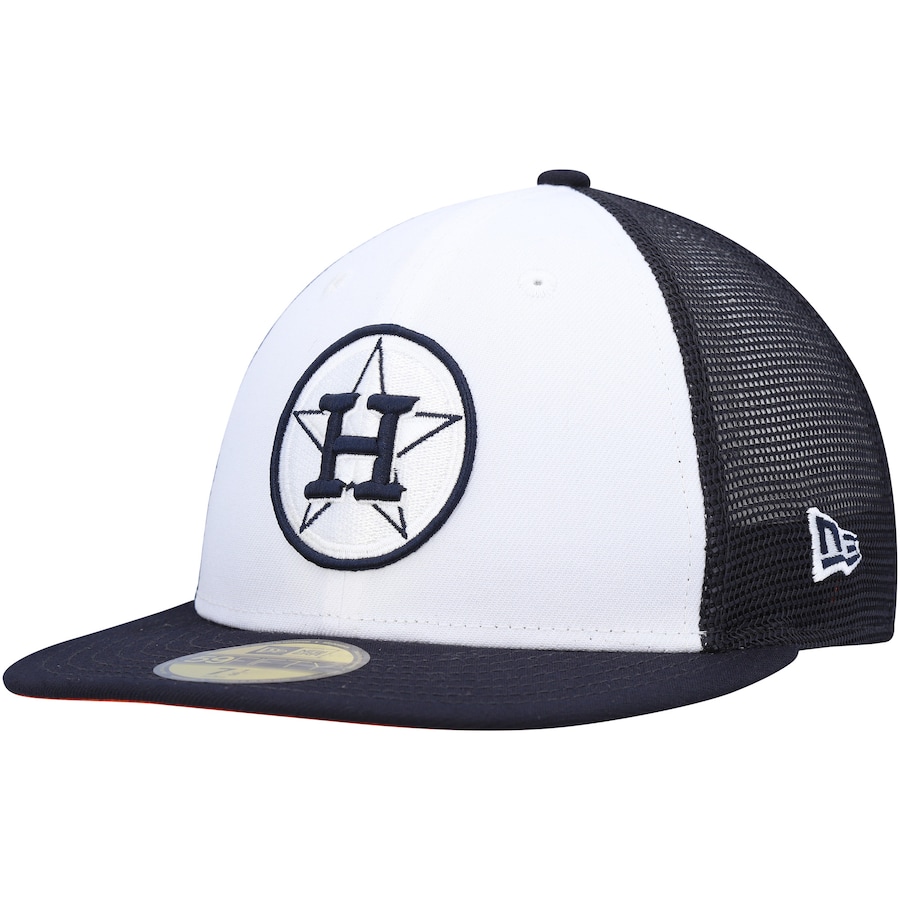 Кепка Houston Astros New Era 2023 On-Field Batting Practice 59FIFTY Fitted (White-Navy)