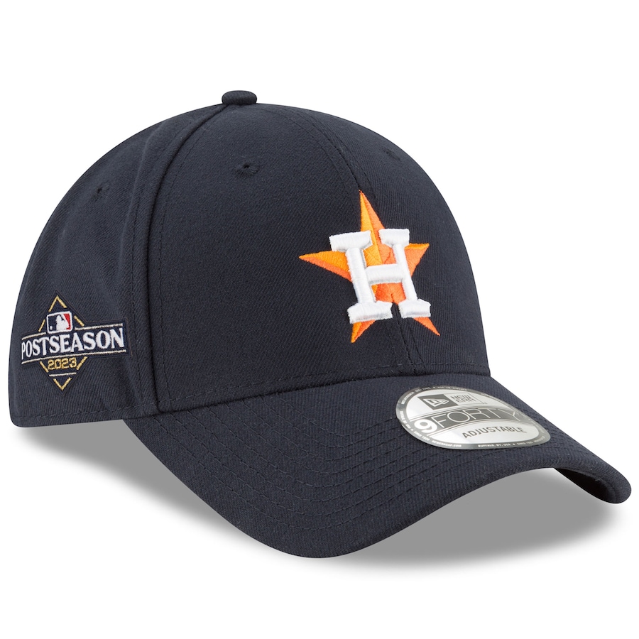  Houston Astros New Era 2023 Postseason 9FORTY Adjustable Hat - Navy