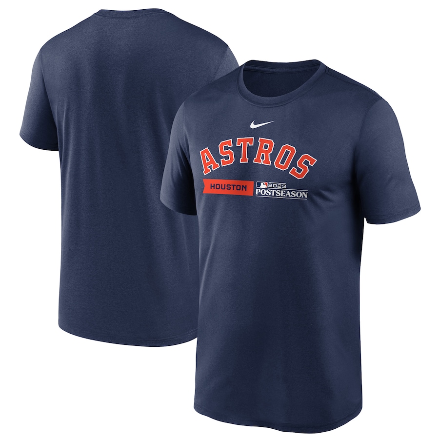  Houston Astros Nike 2023 Postseason Authentic Collection Dugout T-Shirt - Navy
