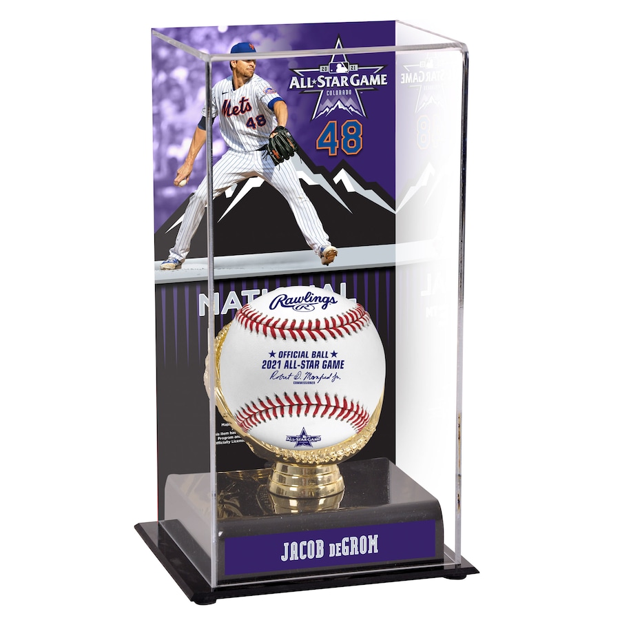 Jacob deGrom New York Mets Fanatics Authentic 2021 MLB All-Star Game Gold Glove Display Case with Image