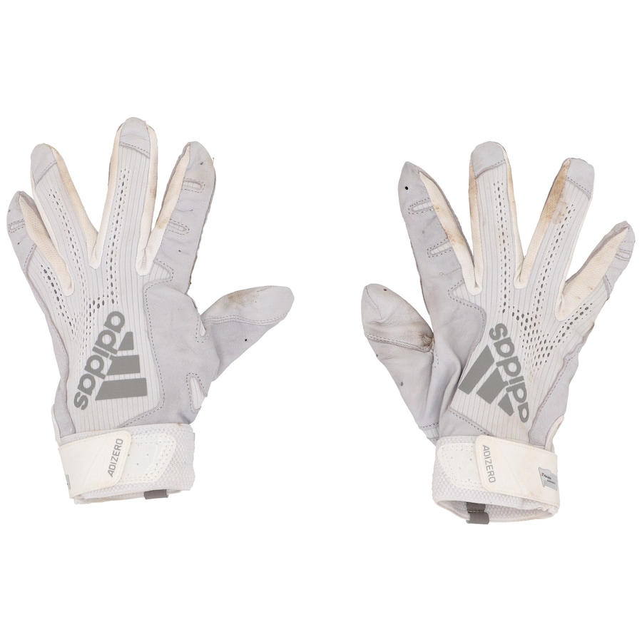 Jake Cronenworth San Diego Padres Fanatics Authentic Game-Used White-Silver adidas Batting Gloves from the 2021 MLB Season