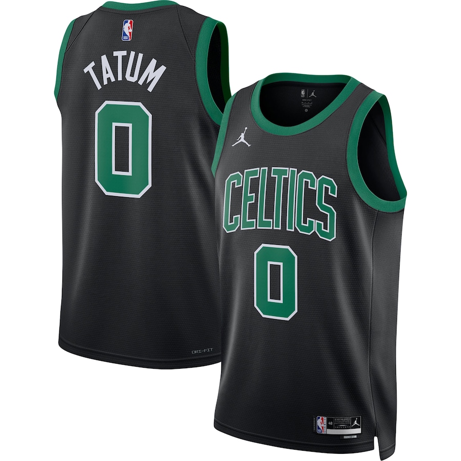 Jayson Tatum Boston Celtics Jordan Brand 2022-23 Statement Edition Swingman Jersey - Black