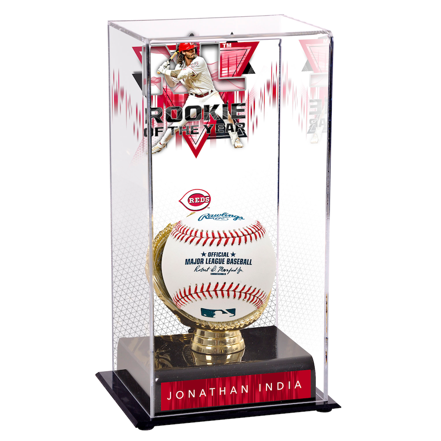 Jonathan India Cincinnati Reds Fanatics Authentic 2021 NL Rookie of the Year Display Case with Image