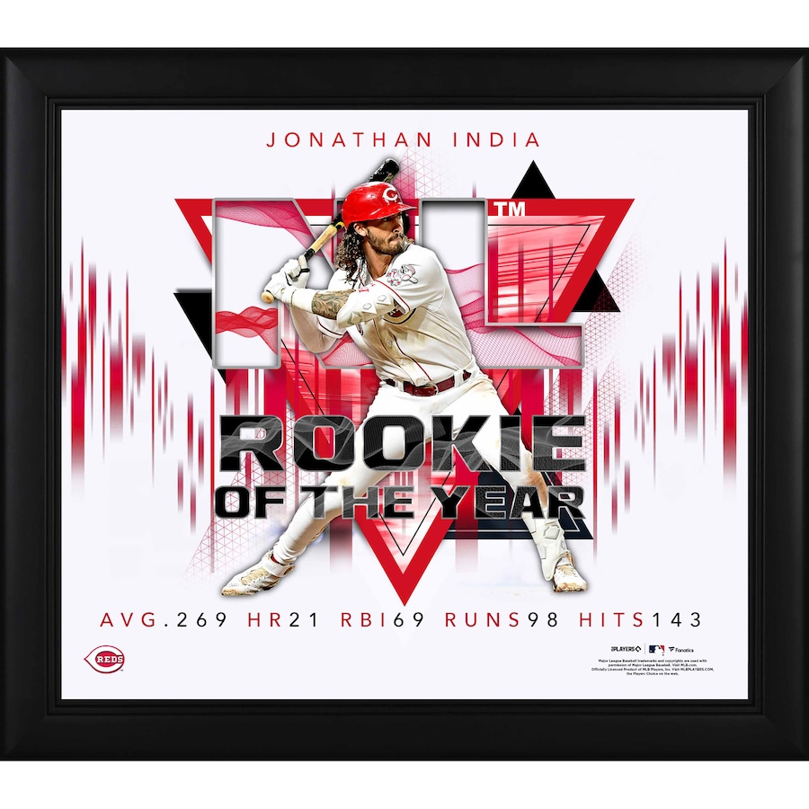 Jonathan India Cincinnati Reds Fanatics Authentic Framed 15