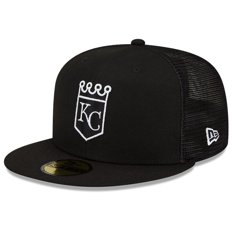  Kansas City Royals New Era 2023 Batting Practice 59FIFTY Fitted Hat - Black