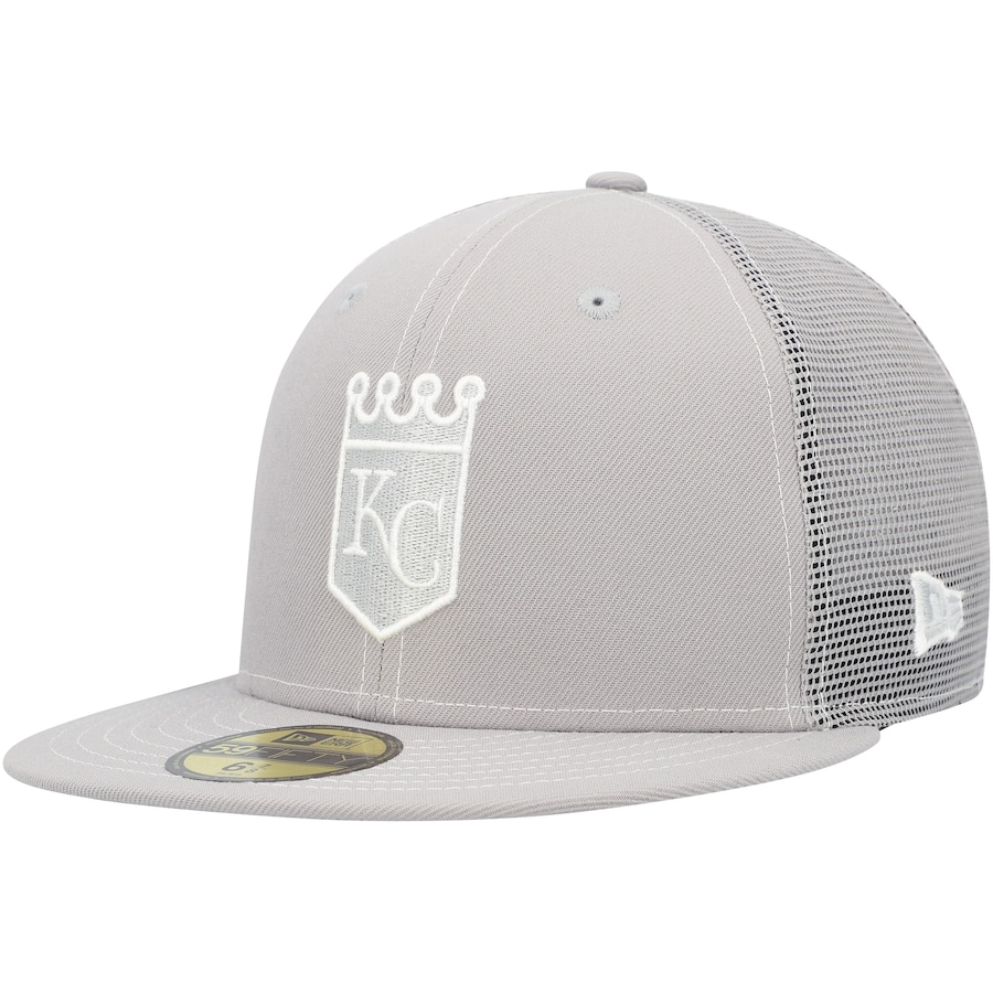  Kansas City Royals New Era 2023 On-Field Batting Practice 59FIFTY Fitted Hat - Gray