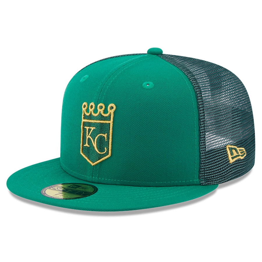  Kansas City Royals New Era 2023 St. Patrick's Day 59FIFTY Fitted Hat - Kelly Green