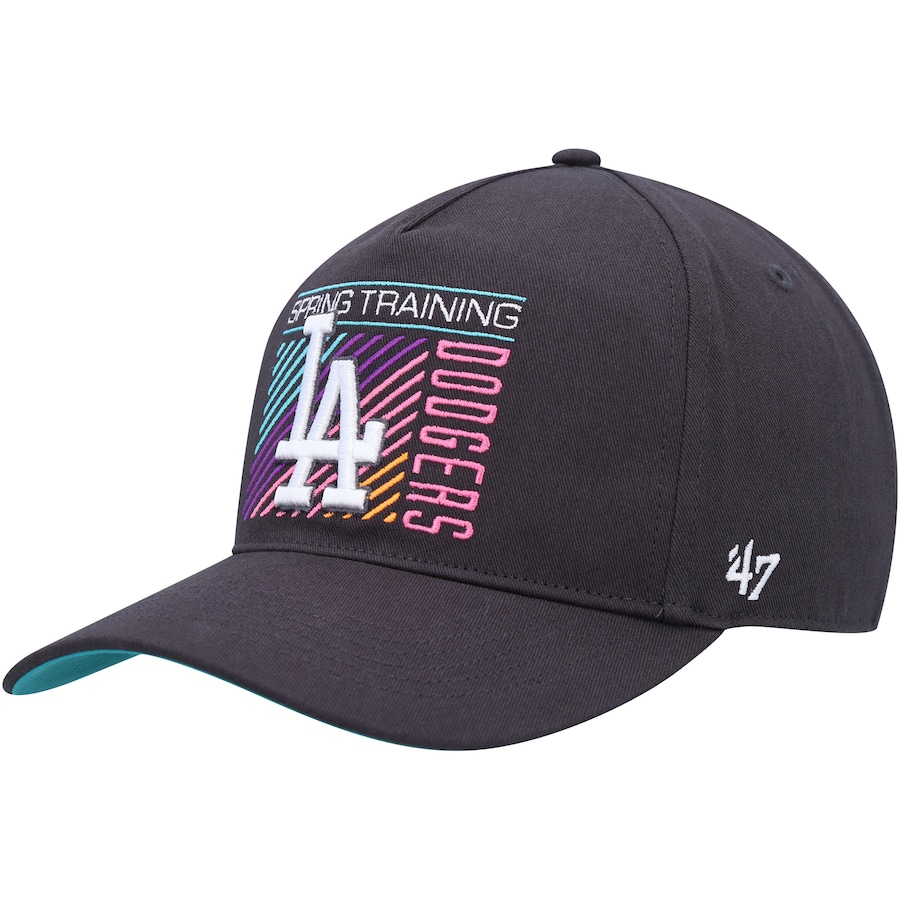  Los Angeles Dodgers '47 2023 Spring Training Reflex Hitch Snapback Hat - Charcoal