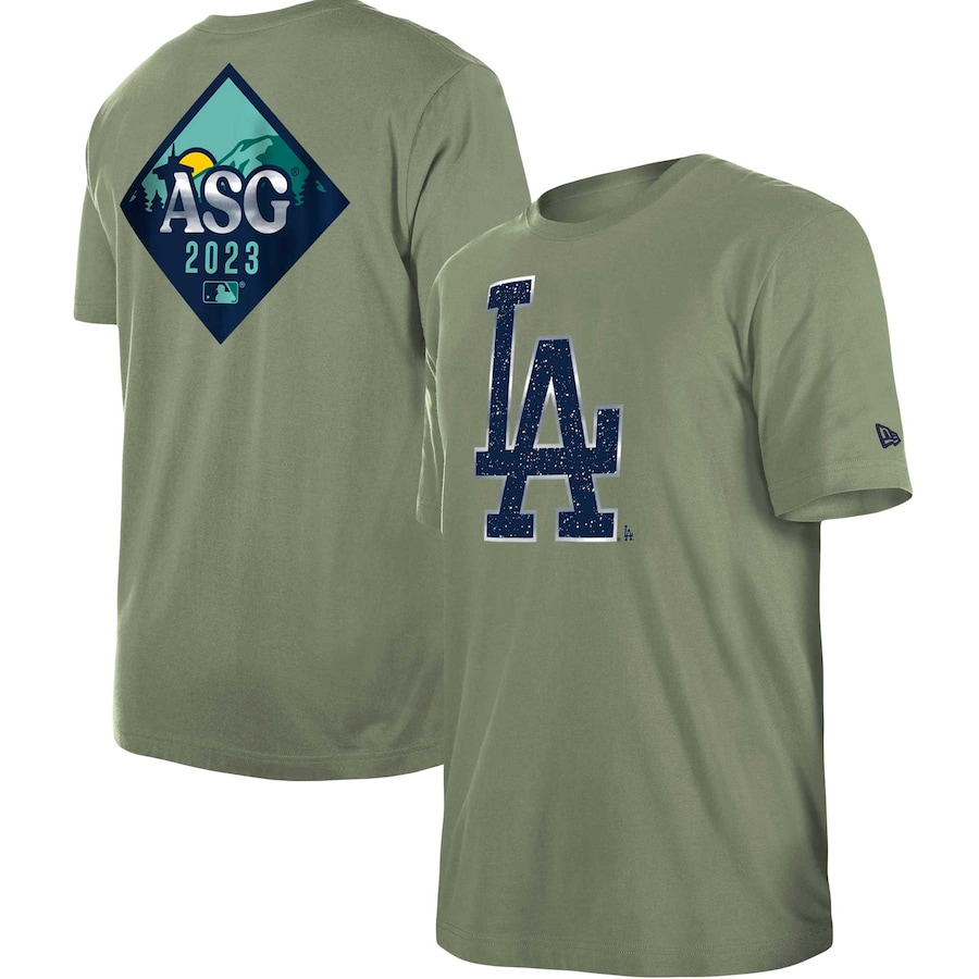 Los Angeles Dodgers New Era 2023 All-Star Game Evergreen T-Shirt - Green