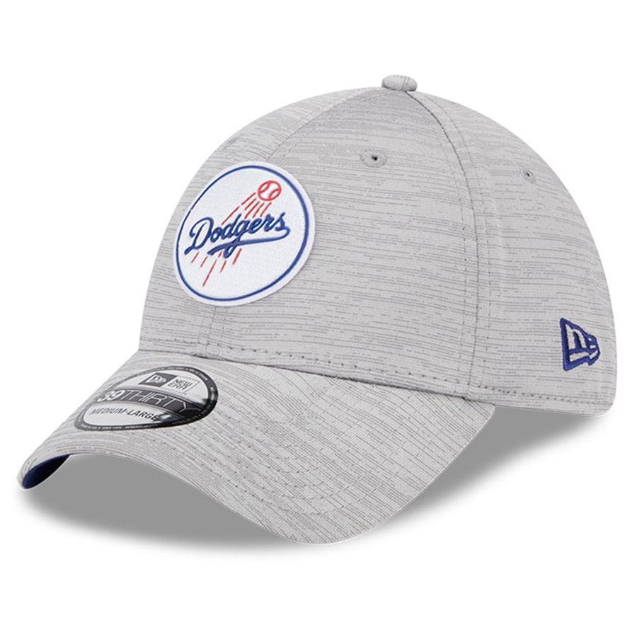  Los Angeles Dodgers New Era 2023 Clubhouse 39THIRTY Flex Hat - Gray
