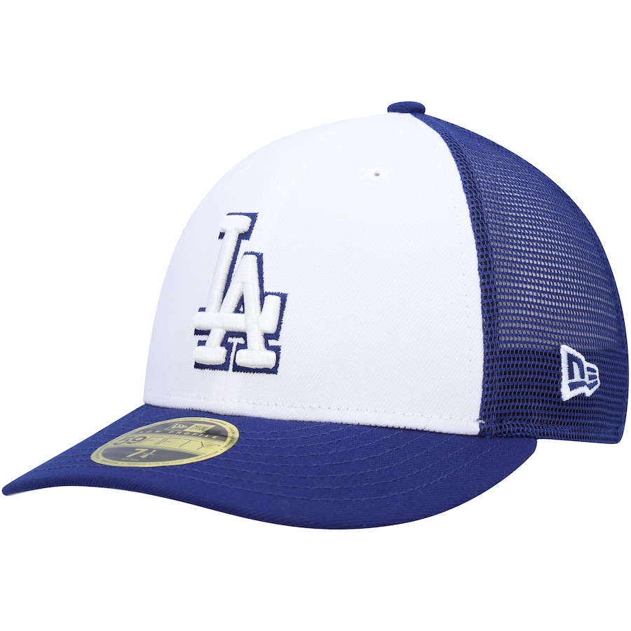 Los Angeles Dodgers New Era 2023 On-Field Batting Practice Low Profile 59FIFTY Fitted Hat - Royal-White